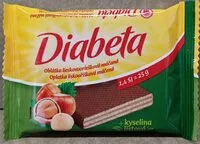 Mängden socker i Diabeta Oblátka lieskovooriešková máčaná