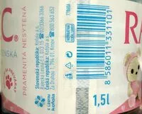 Mängden socker i Kojenecká voda nesycená