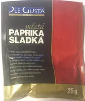 Mängden socker i mletá paprika sladká