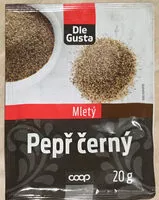 Mängden socker i Pepř černý mletý