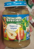 Mängden socker i Bebelan пюре от круши