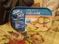 Mängden socker i Smoked cod liver
