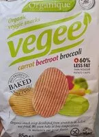 Mängden socker i Organic veggie snacks Vegee carrot beetroot broccoli