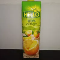 Mängden socker i 100% orange