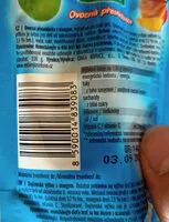 Mängden socker i Ovocná přesnídávka S jablky a mangem