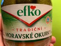 Mängden socker i Tradiční moravské okurky