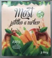 Mängden socker i Mošt jablko a mrkev