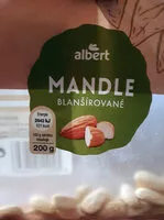 Mängden socker i Mandle blanšírované