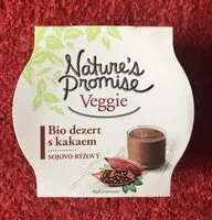 Mängden socker i Bio dezert s kakaem sojovo-rýžový