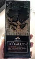Mängden socker i čokoláda Hořká 83%