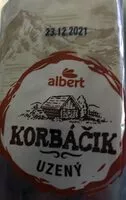 Mängden socker i Korbáčik uzený