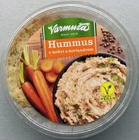 Mängden socker i Hummus s mrkví a koriandrem