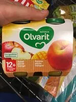 Mängden socker i Olvarit Pomme Pêche Mangue