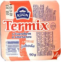 Mängden socker i Termix s příchutí jahoda
