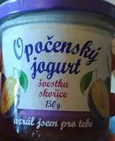 Mängden socker i Opočenský jogurt švestka skořice