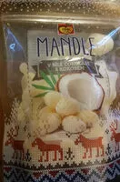 Mängden socker i mandle v bílé čokoládě