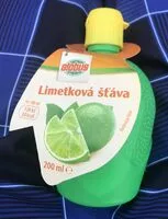 Mängden socker i Limetková šťáva