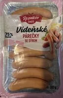 Mängden socker i Vídeňské pártečky se sýrem