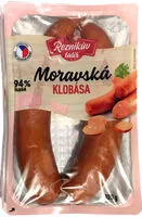 Mängden socker i Moravská klobása