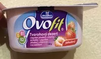 Mängden socker i Ovofit tvarohový dezert jahodový