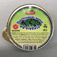 Mängden socker i Vegetarijanski namaz od brokule