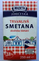 Mängden socker i Trvanlivá smetana ke šlehání 31%