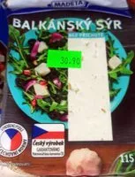 Mängden socker i Balkánský sýr