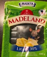 Mängden socker i Madeland light 30%