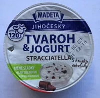 Mängden socker i Tvaroh a jogurt stracciatella