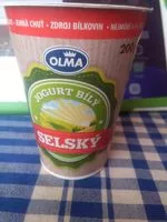 Mängden socker i jogurt bílý selský