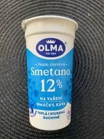 Mängden socker i Smetana 12%
