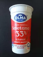Mängden socker i Naše čerstvá SMETANA 33% ke šlehání