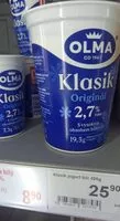 Mängden socker i Klasik Originál  2.7%