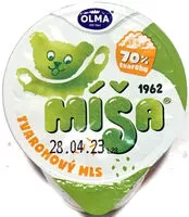 Mängden socker i Míša - tvarohový mls