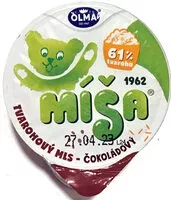Mängden socker i Míša - tvarohový mls čokoládový