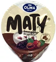 Mängden socker i MATY smetanový dezert kakao lískový oříšek
