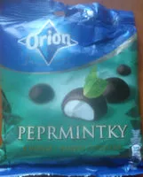 Mängden socker i peprmintky v hořké čokoládě