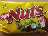 Mängden socker i Nuts