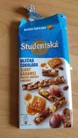 Mängden socker i Studentská pečeť mléčná slaný karamel