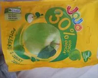 Mängden socker i Jabka 30%
