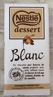 Mängden socker i NESTLE DESSERT Blanc 180g