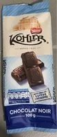 Mängden socker i Chocolat noir Kohler
