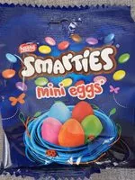 Mängden socker i Smarties mini eggs