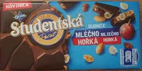 Mängden socker i Studentská pečeť mléčno hořká