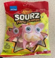 Mängden socker i sourz party animals