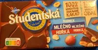 Mängden socker i Studentská pečeť mléčno hořká