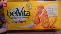 Mängden socker i Belvita Petit Déjeuner Duo Fourré Yaourt