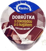 Mängden socker i Dobrůtka s čokoládou a s nugátem