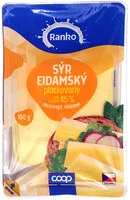 Mängden socker i Sýr eidamský plátkovaný 45%