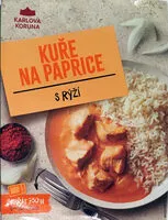 Mängden socker i Kuře na paprice s rýží